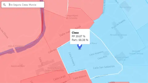 Los resultados, calle a calle