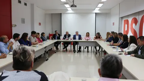 Reuni&oacute;n de la ejecutiva del PSRM-PSOE