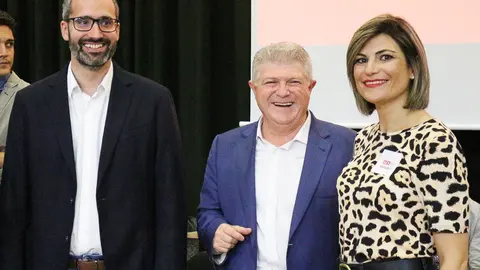 Francisco Lucas, Jos&eacute; V&eacute;lez e Inma S&aacute;nchez (foto: PSRM-PSOE)