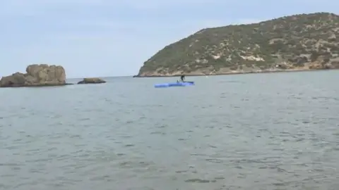 Zona en la que se encuentra el barco fenicio de Mazarr&oacute;n (foto: La 7)
