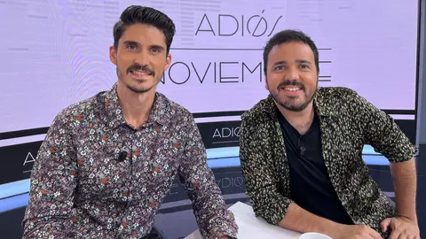 Alejandro Corsino y &Aacute;lvaro Rodr&iacute;guez, miembros de Adi&oacute;s Noviembre