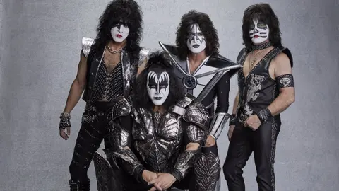 La banda estadounidense Kiss en una imagen promocional (foto: Ayuntamiento de Cartagena)
