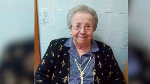Imagen de la fallecida Do&ntilde;a Obdulia Carpena a los 112 a&ntilde;os de edad en Yecla (foto: La 7)