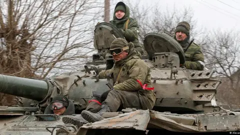 Soldados de Wagner abandonando Rostov