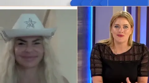 Entrevista de Leticia Sabater en Qu&eacute;date Conmigo con Mar&iacute;a Pina (foto: La 7)