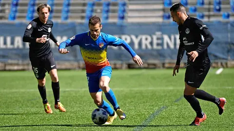 Hector Hevel, en un partido de esta temporada