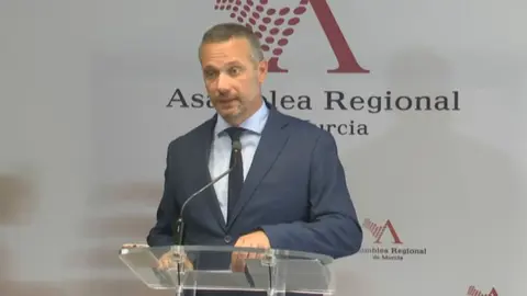 Joaqu&iacute;n Segado, portavoz el Grupo Parlamentario Popular en la Asamblea Regional (foto: La 7)