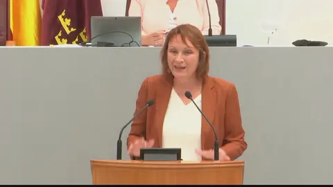 Mar&iacute;a Mar&iacute;n, portavoz del Grupo Parlamentario Mixto en la Asamblea Regional (foto: La 7)