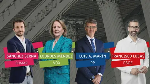 Candidatos del debate