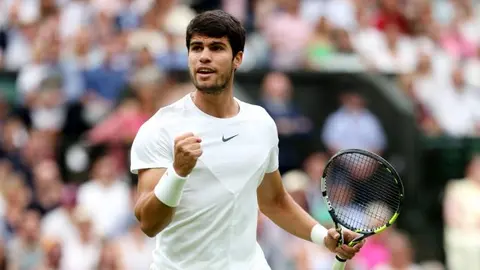 Carlos Alcaraz en Wimbledon
