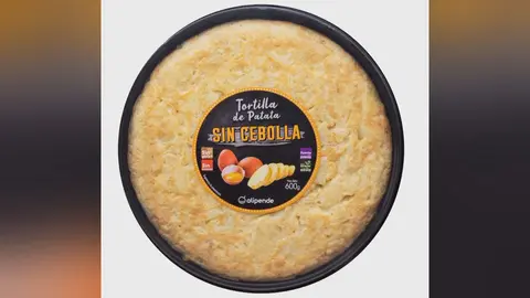 Una de las referencias de la tortilla que han retirado del mercado (foto: La 7)