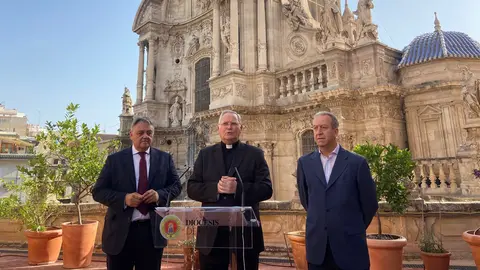 Presentaci&oacute;n de las obras de reforma de la Catedral de Murcia (foto: La 7)