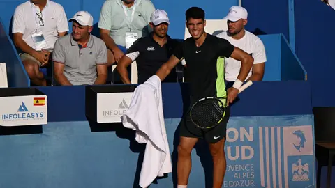 Carlos Alcaraz, en la Hopman Cup