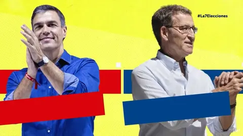 Pedro S&aacute;nchez y Alberto N&uacute;&ntilde;ez Feij&oacute;o