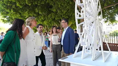 Maqueta de la nueva noria que se instalar&aacute; para la Feria de Murcia