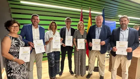 Los candidatos y senadores electos del Partido Popular de la Regi&oacute;n de Murcia recogen las credenciales otorgadas por parte de la Junta Electoral Central