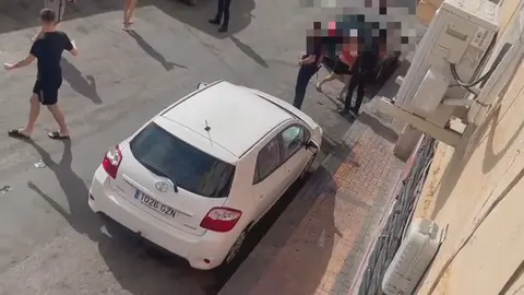 Altercados en el barrio murciano de Espinardo (foto: La 7)