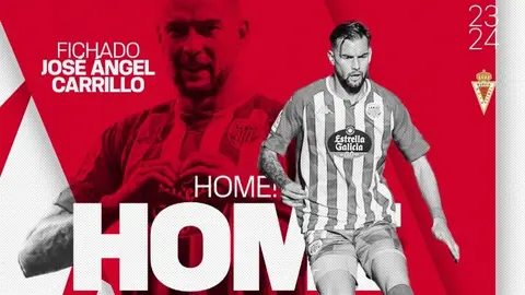 Jos&eacute; &Aacute;ngel Carrillo ficha por el Real Murcia (foto: Real Murcia)