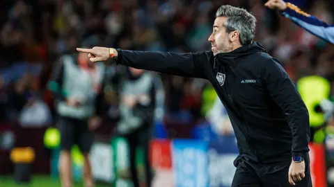 Jorge Vilda, durante el partido