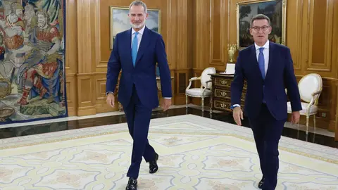 El rey con Alberto N&uacute;&ntilde;ez Feij&oacute;o