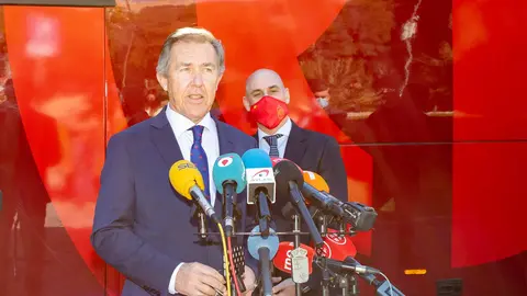 Jos&eacute; Miguel Monje junto a Luis Rubiales en un reciente acto
