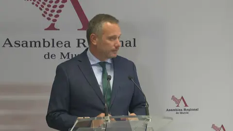 Joaqu&iacute;n Segado, portavoz del Grupo Parlamentario Popular en la Asamblea Regional (foto: La 7)