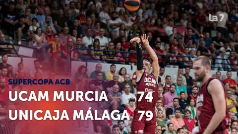 Derrota del UCAM Murcia, en el Palacio de los Deportes, ante Unicaja M&aacute;laga