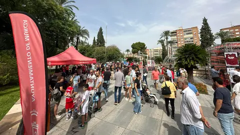 'Fan zone' de la Plaza Circular de Murcia