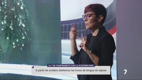 La 7 se compromete: a partir de octubre, el doble de horas en lengua de signos