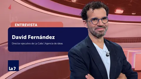 David Fern&aacute;ndez, director ejecutivo de La Calle | Agencia de Ideas (foto: La 7)