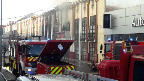 Discoteca incendiada en Atalayas
