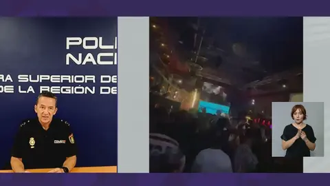 El portavoz de la Polic&iacute;a Nacional en Murcia, Diego Seral (foto: La 7)