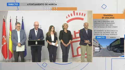 Comparecencia desde el Ayuntamiento de Murcia para hacer oficial que Tatre y Fonda Milagros no ten&iacute;an permiso para llevar a cabo su actividad (foto: La 7)