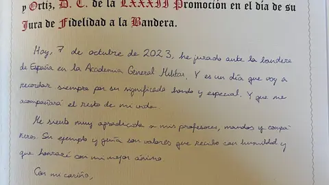 Leonor jura bandera y el Rey le recuerda su compromiso de "servir a Espa&ntilde;a con toda tu energ&iacute;a y determinaci&oacute;n"