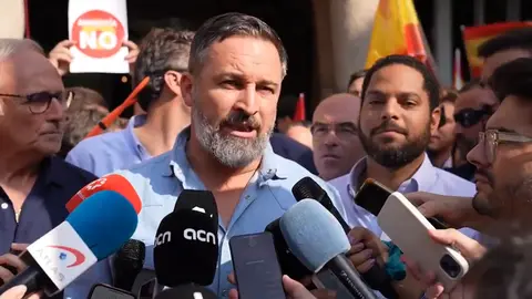 Santiago Abascal, en Barcelona