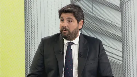 Imagen de archivo de Fernando L&oacute;pez Miras, presidente de la Regi&oacute;n de Murcia (foto: La 7)