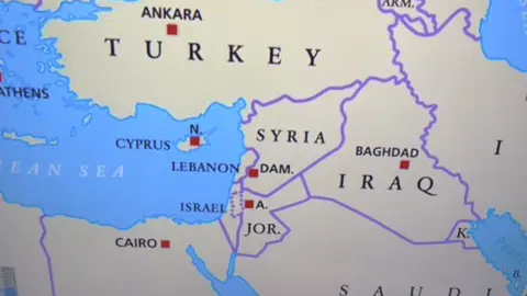 Mapa de Israel