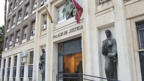 Palacio de Justicia, lugar en el que se encuentra el Tribunal Superior de Justicia de la Regi&oacute;n de Murcia