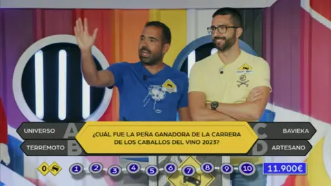 V&iacute;ctor y Miguel &Aacute;ngel, ganadores del bote de El Pinchazo