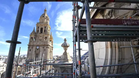 Catedral de Murcia, desde los andamios