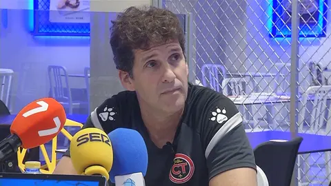 Duda, entrenador del Jimbee Cartagena (foto: La 7)