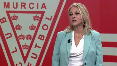 Maria del Mar Carrillo, presidenta del Real Murcia (foto: La 7)