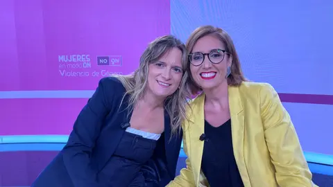Delia Torralba (izq.) y Patricia Hidalgo