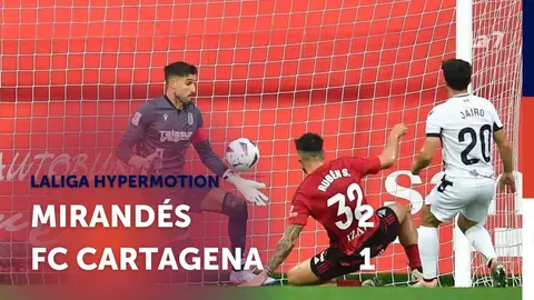 Derrota del Cartagena en el campo del Mirand&eacute;s