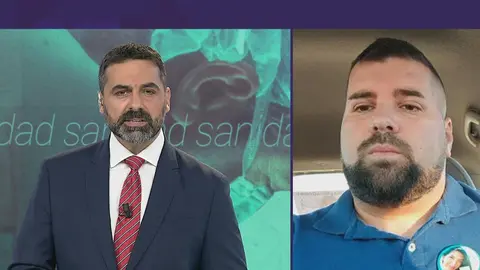 Nacho G&oacute;mez entrevista a Rub&eacute;n G&oacute;mez, hermano de Sara (foto: La 7)