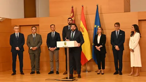 Comparecencia institucional del Gobierno regional