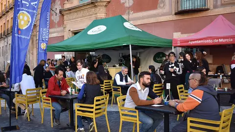 Imagen de la cafeter&iacute;a provisional instalada por Jes&uacute;s Abandonado (foto: Portavoz)