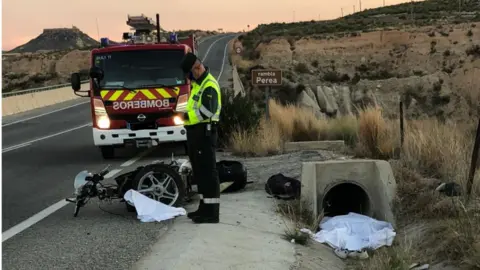 Accidente en Mula