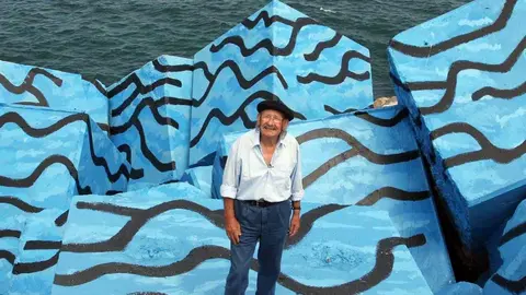 El pintor y escultor Agust&iacute;n Ibarrola (foto: EP)