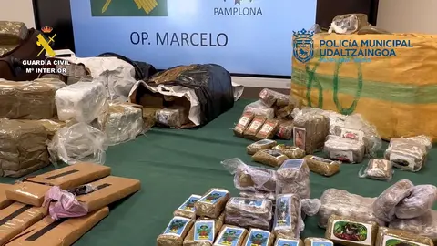 Imagen de la droga incautada (foto: GC)